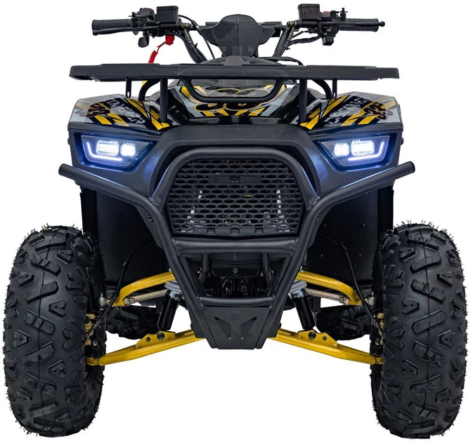 Samochód elektryczny dla dzieci Quad Spalinowy 125CC Discoverer 1-osobowy Żółty (5903864983753) - obraz 3