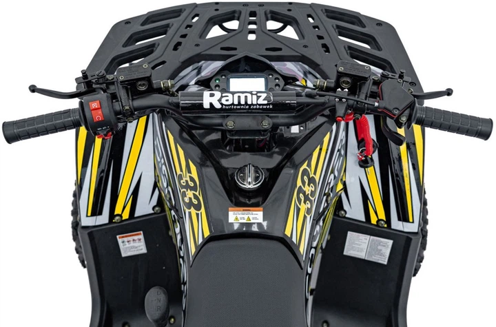 Samochód elektryczny dla dzieci Quad Spalinowy 125CC Discoverer 1-osobowy Żółty (5903864983753) - obraz 5