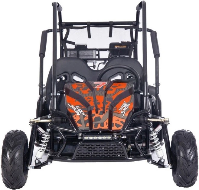 Samochód elektryczny dla dzieci Buggy Spalinowy Lucky Seven Lift 2-osobowy Pomarańczowy (5903864983968) - obraz 3