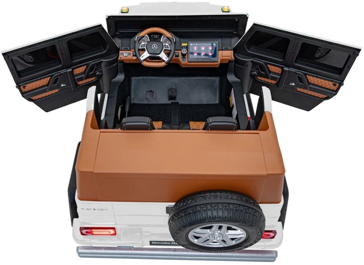 Samochód elektryczny dla dzieci Mercedes Benz Maybach G650 Strong 2-osobowy Biały (5903864984347) - obraz 3