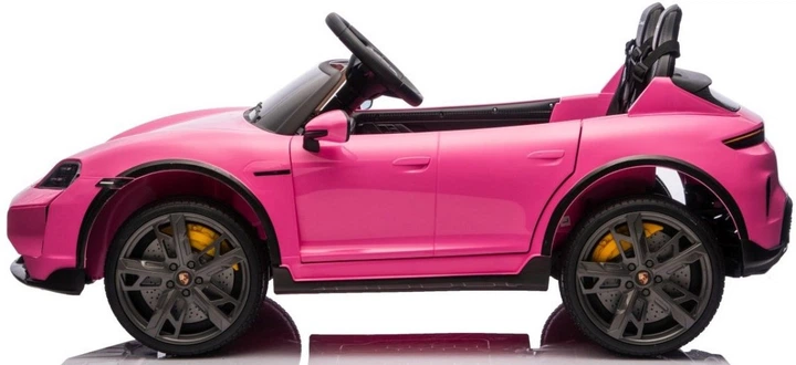 Samochód elektryczny dla dzieci Porsche Taycan Turbo S 2-osobowy Różowy (5903864988253) - obraz 2