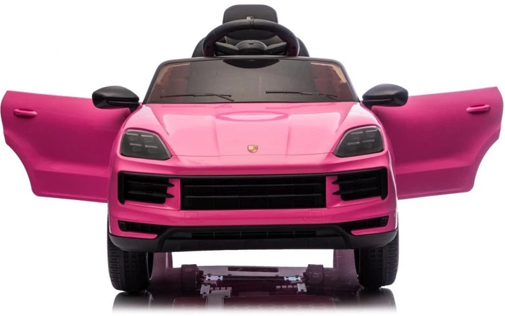 Samochód elektryczny dla dzieci Porsche Cayenne 1-osobowy Różowy (5903864988307) - obraz 3