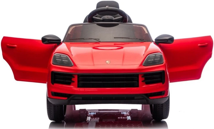Samochód elektryczny dla dzieci Porsche Cayenne 1-osobowy Czerwony (5903864988338) - obraz 3