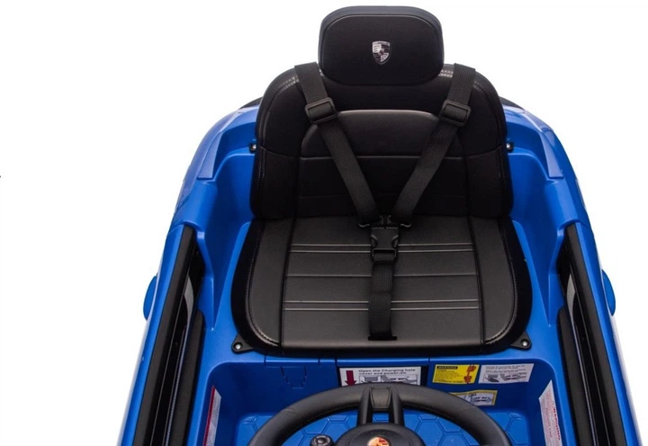 Samochód elektryczny dla dzieci Porsche Cayenne 1-osobowy Niebieski (5903864988314) - obraz 5