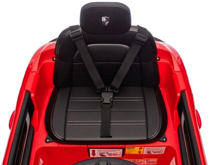 Samochód elektryczny dla dzieci Porsche Cayenne 1-osobowy Czerwony (5903864988338) - obraz 5
