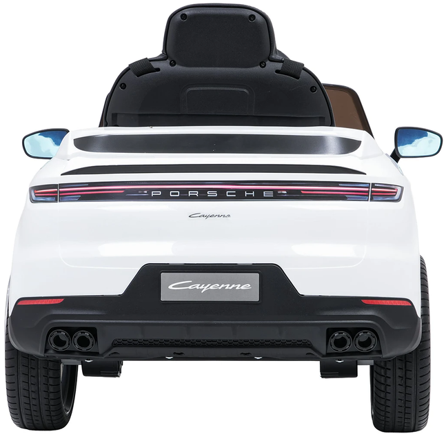 Samochód elektryczny dla dzieci Porsche Cayenne 1-osobowy Biały (5903864988321) - obraz 6