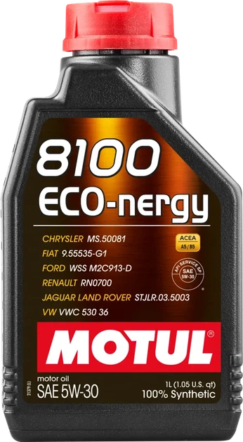 Моторное масло Motul 8100 Eco-nergy 5W-30 1 л (102782) - Фото 1 Моторное масло Motul 8100 Eco-nergy 5W-30 1 л (102782) - изображение 1