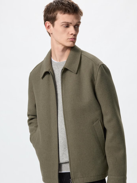 Кардиган Uniqlo розмір L хакі (33) (470059) - Фото 1 Кардиган Uniqlo розмір L хакі (33) (470059) - зображення 1