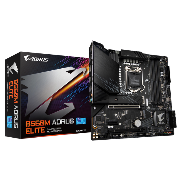 Материнська плата Gigabyte B560M AORUS ELITE (LGA1200/4xDDR4/2xM.2 SSD) - зображення 4