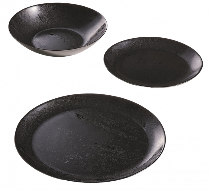 Тарелка обеденная Luminarc Diana Black V0121 (25см) - Фото 2 Тарелка обеденная Luminarc Diana Black V0121 (25см) - изображение 2