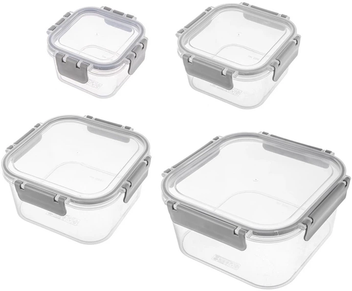 Zestaw pojemników na żywność Orion plastikowe 4 szt (8681317006538) - obraz 2