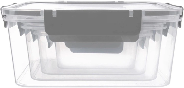 Zestaw pojemników na żywność Orion plastikowe 4 szt (8681317006538) - obraz 4