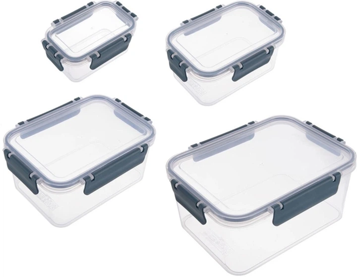 Набір контейнерів для їжі Orion пластикові 4 шт (8681317006545) - зображення 2