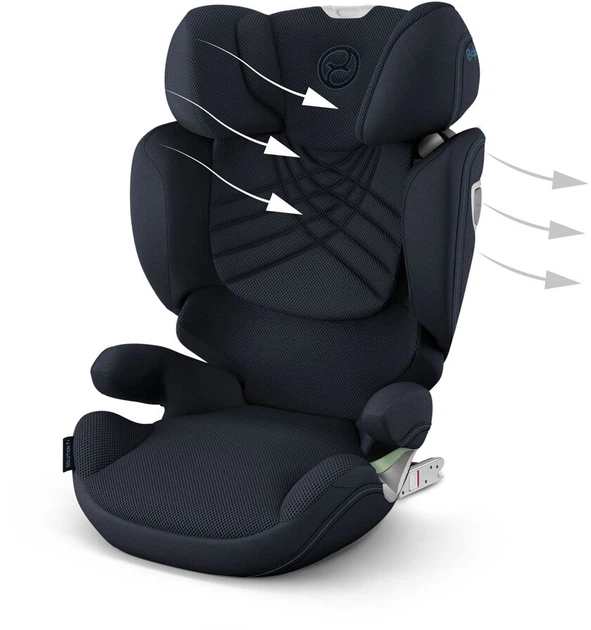 Fotelik samochodowy Cybex Solution T i-Fix Plus Nautical Blue Platinum (4063846380114) - obraz 8