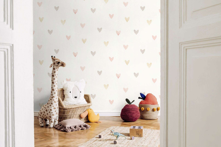 Флизелиновые обои винил горячего тиснения Rasch Kids World 2 301717 бежевый (0,53х10,05м) - изображение 2