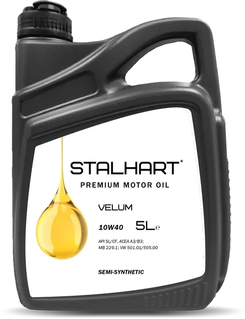 Олива моторна Stalhart Velum 10W-40 (5л.) - Фото 1 Олива моторна Stalhart Velum 10W-40 (5л.) - зображення 1