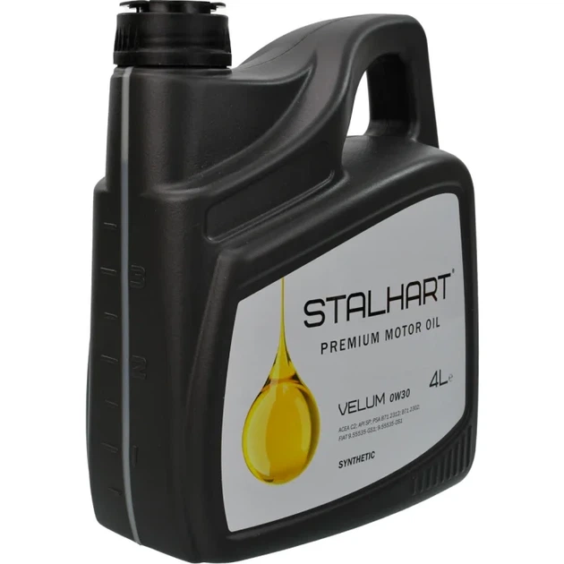 Олива моторна Stalhart Velum 0W-30 (4л.) - Фото 2 Олива моторна Stalhart Velum 0W-30 (4л.) - зображення 2