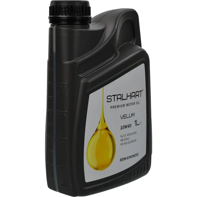 Олива моторна Stalhart Velum 10W-40 (1л.) - Фото 2 Олива моторна Stalhart Velum 10W-40 (1л.) - зображення 2