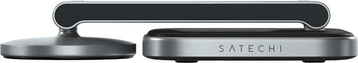 Bezprzewodowa ładowarka Satechi 2-in-1 Foldable Qi2 Wireless Charging Stand Space Grey (ST-Q21FM) - obraz 5