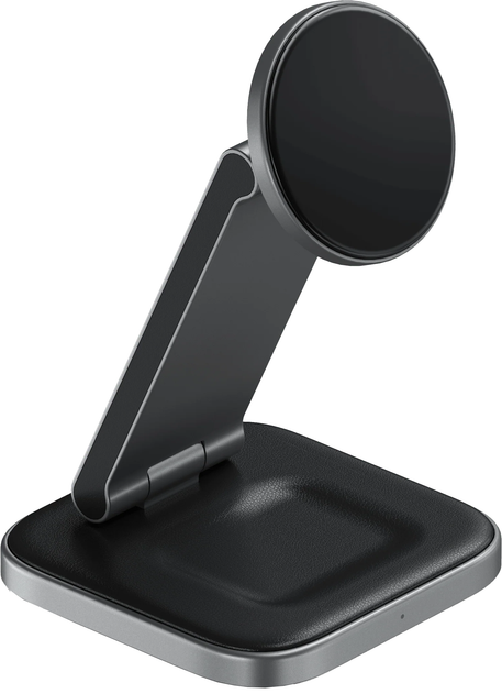 Bezprzewodowa ładowarka Satechi 3-in-1 Foldable Qi2 Wireless Charging Stand Space Grey (ST-Q31FM-EA) - obraz 3