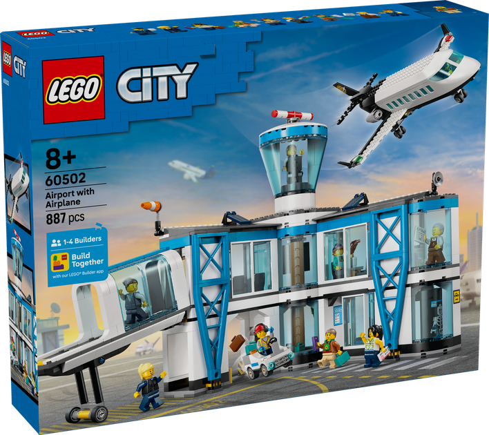 Конструктор Lego City Аэропорт и самолет 60502 - Фото 1 Конструктор Lego City Аэропорт и самолет 60502 - изображение 1