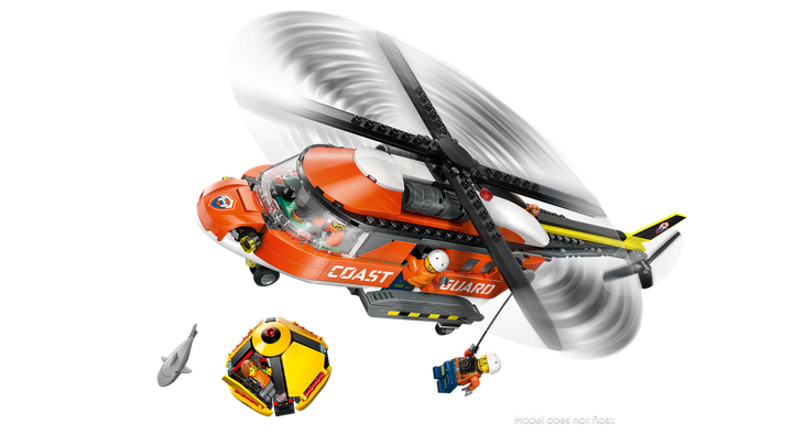 Конструктор Lego City Вертолет береговой охраны 60503 - изображение 4