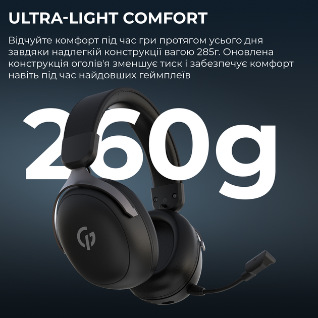 Наушники GamePro Asgard Freya Pro Wireless 7.1 (HSW201B) 4-Mode - Фото 8 Наушники GamePro Asgard Freya Pro Wireless 7.1 (HSW201B) 4-Mode - изображение 8