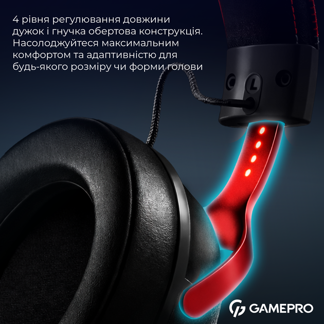 Наушники GamePro Asgard Freya Pro Wireless 7.1 (HSW201BR) 4-Mode - изображение 17