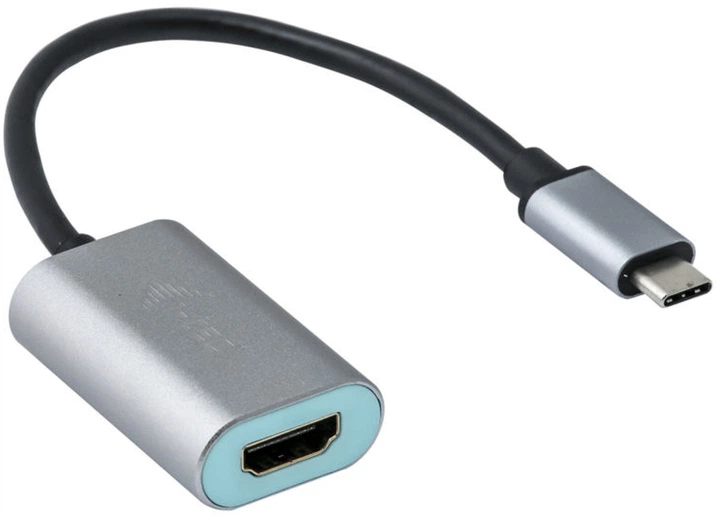 Adapter i-tec USB-C - HDMI 4K/60 Hz 0.15 m Silver (C31METALHDMI60HZ) - obraz 3