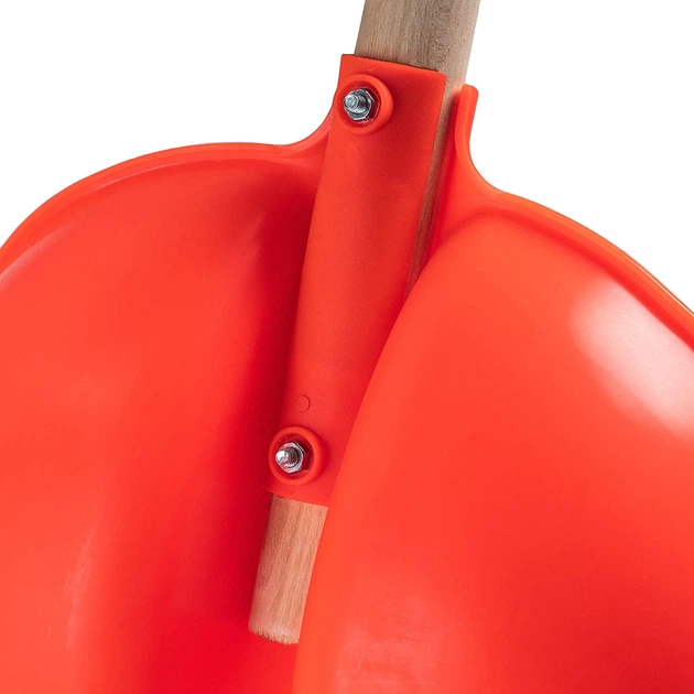 Lopata do śniegu Kadax 130 cm Pomarańczowa (K3679) - obraz 4