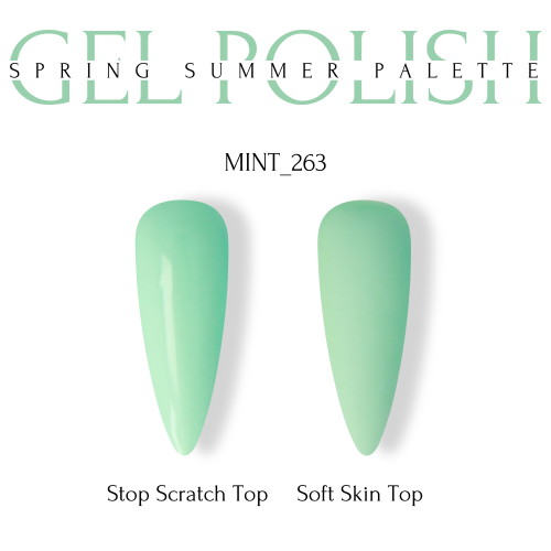 Гель-лак Adore Professional №263 Mint идеальный мятный 8 мл - Фото 2 Гель-лак Adore Professional №263 Mint идеальный мятный 8 мл - изображение 2