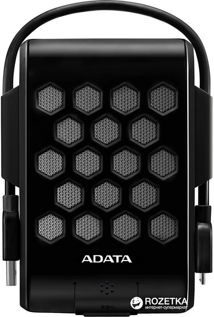 Жорсткий диск ADATA Durable HD720 1 TB AHD720-1TU31-CBK 2.5 USB 3.1 External Black - зображення 1
