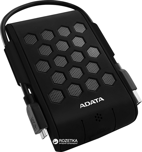Жорсткий диск ADATA Durable HD720 1 TB AHD720-1TU31-CBK 2.5 USB 3.1 External Black - зображення 2