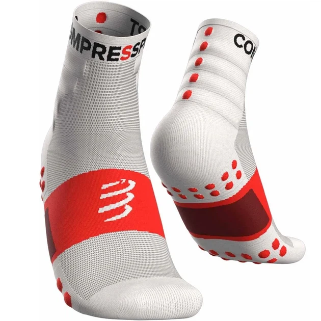 Носки компрессионные высокие Compressport Training Socks 2-Pack white L (100005647) - изображение 2