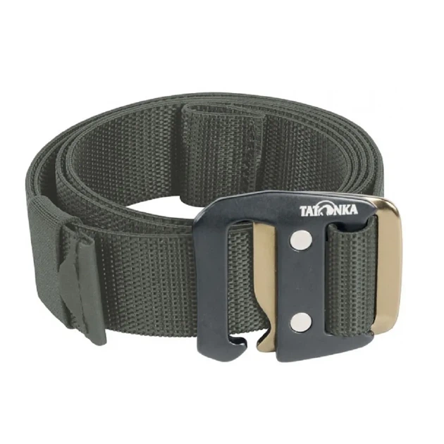 Ремень тканевый Tatonka Stretch Belt 38 mm Stone grey olive (100010270) - Фото 2 Ремень тканевый Tatonka Stretch Belt 38 mm Stone grey olive (100010270) - изображение 2