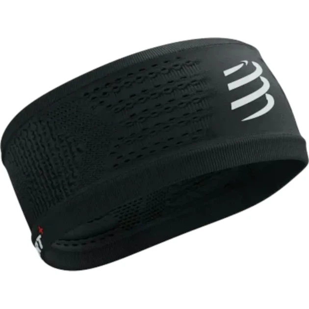Спортивна пов'язка на голову Compressport Headband On/Off (2023) Black/white Uni (100021661) - Фото 1 Спортивна пов'язка на голову Compressport Headband On/Off (2023) Black/white Uni (100021661) - зображення 1