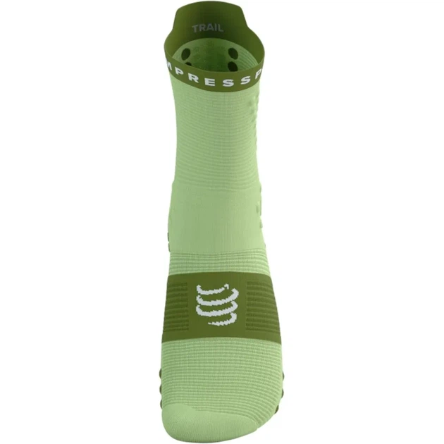 Носки компрессионные высокие Compressport Pro Racing Socks V4.0 Trail Shadow lime/woodbine L (100080775) - изображение 4