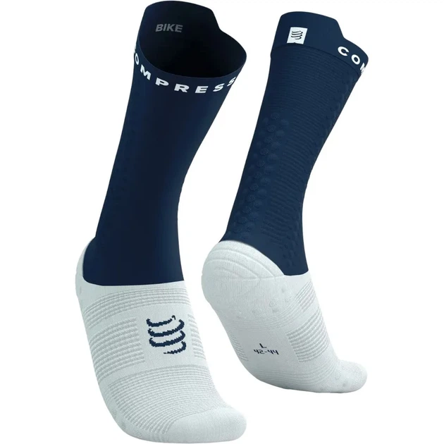 Шкарпетки для велоспорту та тріатлону Compressport Pro Racing Socks V4.0 Bike Blues/white XL (100075573) - Фото 1 Шкарпетки для велоспорту та тріатлону Compressport Pro Racing Socks V4.0 Bike Blues/white XL (100075573) - зображення 1