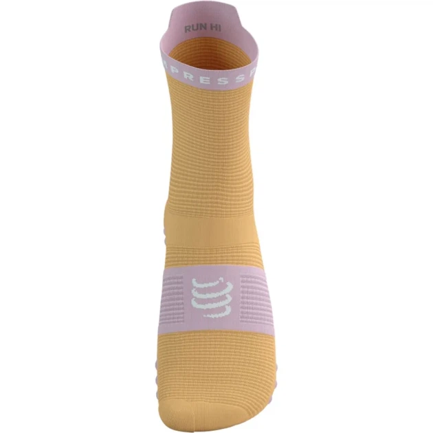 Носки компрессионные высокие Compressport Pro Racing Socks V4.0 Run High Buff orange/roseate M (100077545) - изображение 3