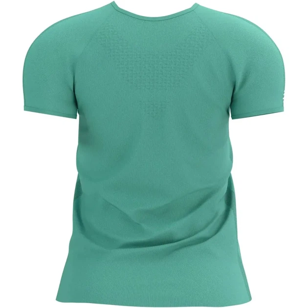 Футболка женская с надписью Compressport Training SS Logo Tshirt Wmn Shell blue M (100028859) - Фото 2 Футболка женская с надписью Compressport Training SS Logo Tshirt Wmn Shell blue M (100028859) - изображение 2