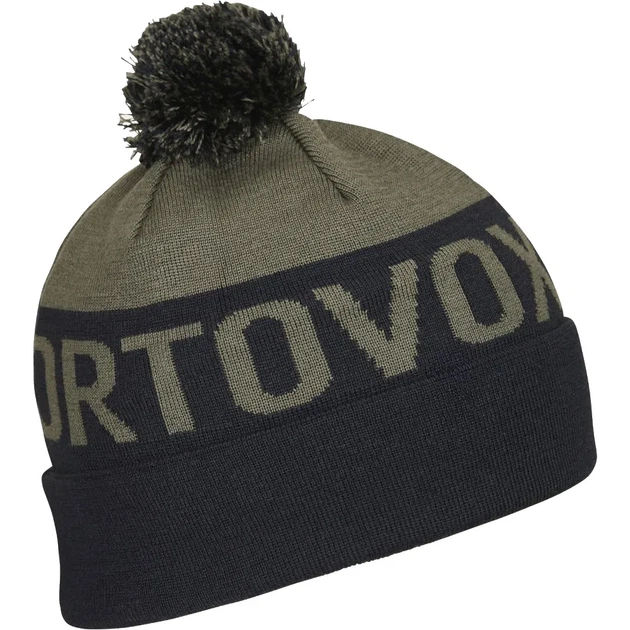 Шапка помпон Ortovox Bobble Knit Beanie Dark wild herbs uni (100084404) - Фото 1 Шапка помпон Ortovox Bobble Knit Beanie Dark wild herbs uni (100084404) - изображение 1