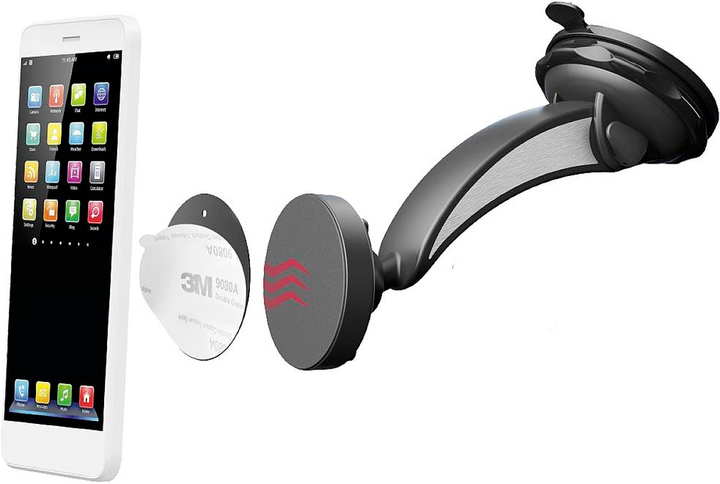 Uchwyt samochodowy Hama GSM Magnet 360° swivel (4047443488596) - obraz 3