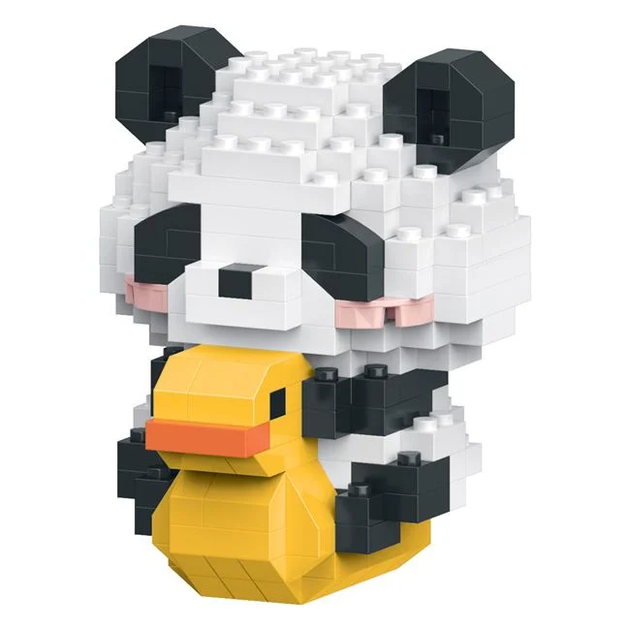 Конструктор фігурка Lelebrother Панда Panda Rocking Chair - Фото 1 Конструктор фігурка Lelebrother Панда Panda Rocking Chair - зображення 1