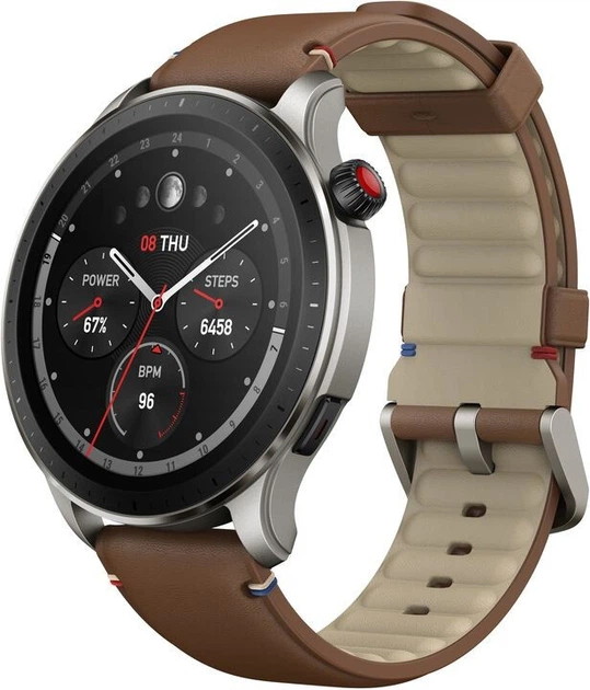 Смарт-часы Amazfit GTR 4 Vintage Brown Leather - изображение 3
