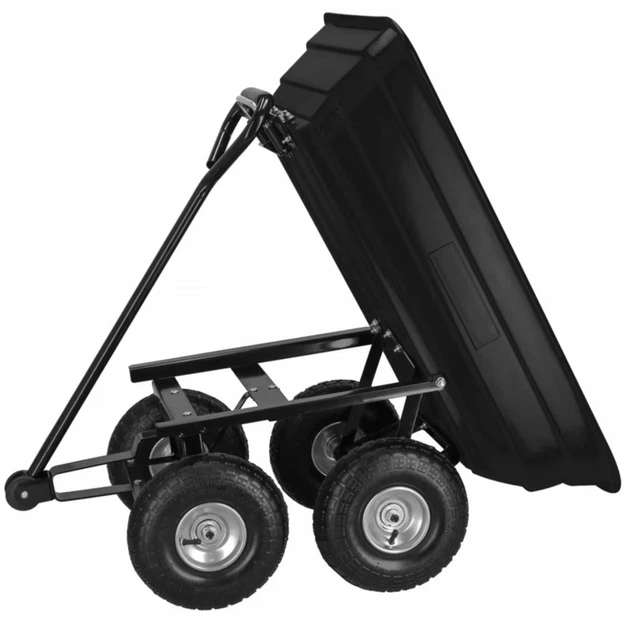 Садовий візок Springos GA0083 110 X 51 X 95 см Чорний - зображення 2