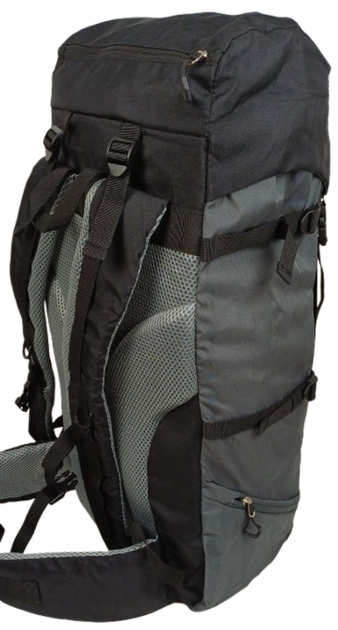 Легкий походный, туристический рюкзак с дождевиком 45L черный Adventuridge (2000003461059) - изображение 5