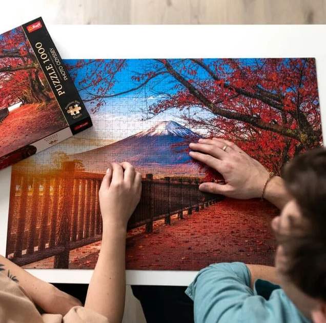 Пазл Photo Odyssey: Гора Фудзи, Япония - 1000 элементов Trefl Premium Plus Quality 10817 - изображение 6