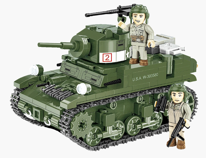 Конструктор детский танк M3 Stuart COBI 3129 - изображение 2
