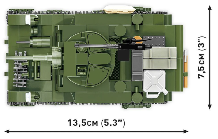 Конструктор детский танк M3 Stuart COBI 3129 - изображение 8