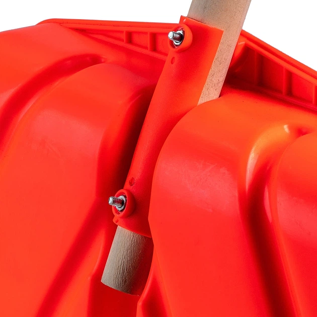 Лопата для снігу Kadax широка 130 см Помаранчева (K3678) - зображення 4